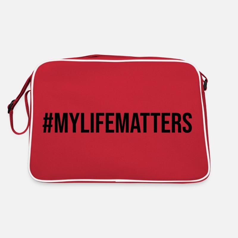 My Life Matters Hashtag Design Gift Sac Retro