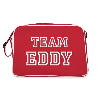 TEAM EDDY Nom du chien Mâle TeamTricot - Sac Retro - rouge/blanc - Dos