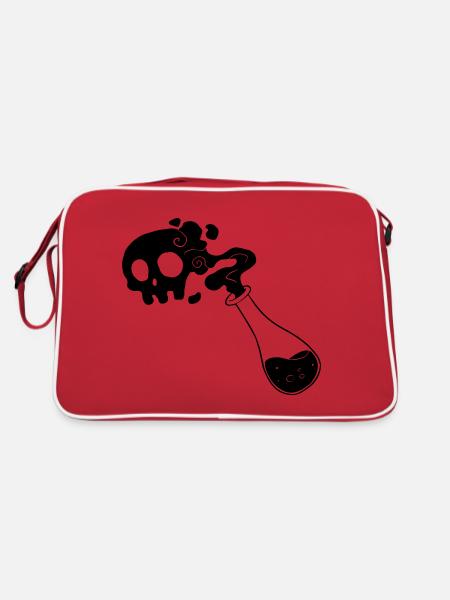 Deadly Potion - Retro Bag - red/white - Back