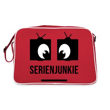 Junkie de la série aux yeux carrés - Sac Retro - rouge/blanc - Dos