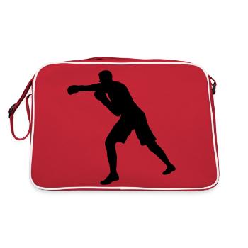 Boxer Shadow - Retro Bag - red/white - Back