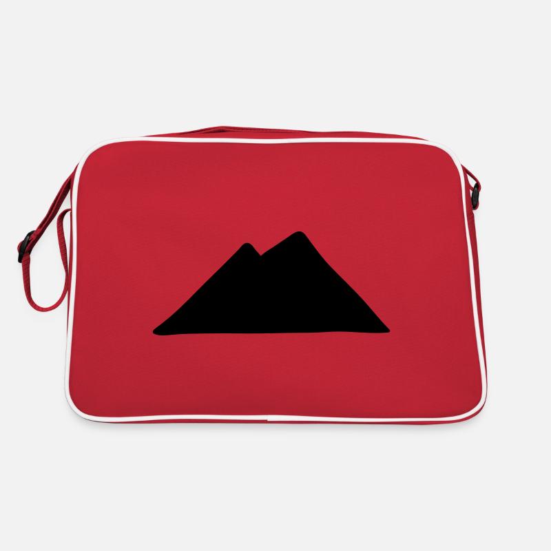 Berge Berg Gebirge Zeichenfläche 1 Retro Tasche