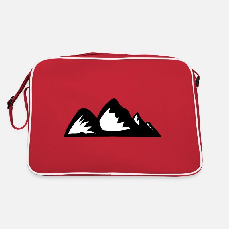 Berge Berg Gebirge 12 Retro Tasche