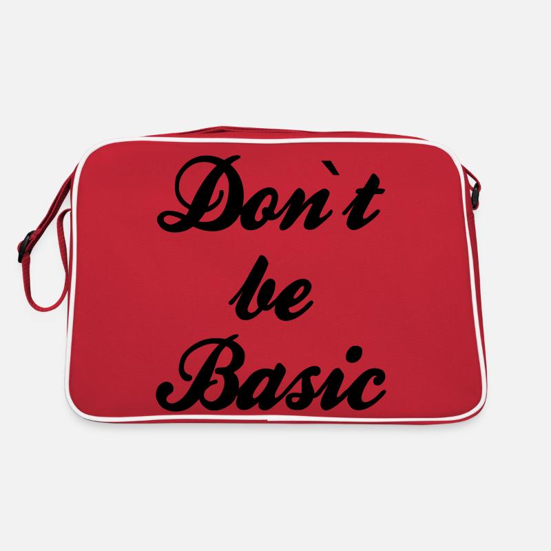 Do not be basic Retro Tasche
