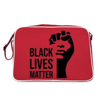 Black Lives Matter - Retro Bag - red/white - Back