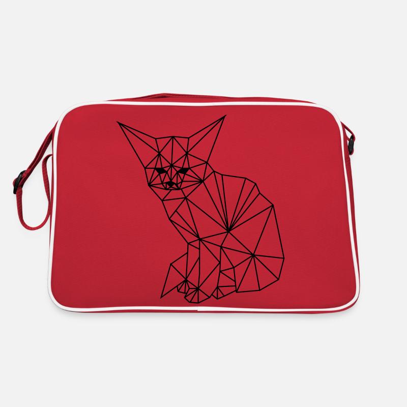 Wüstenfuchs - Retro Tasche - Rot/Weiß