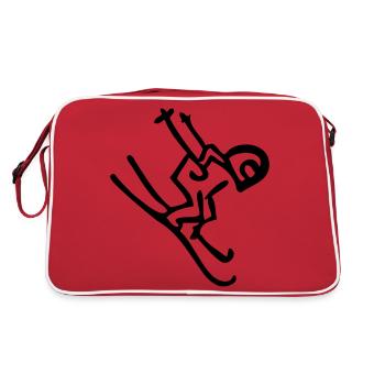 ski skiing - Sac Retro - rouge/blanc - Dos