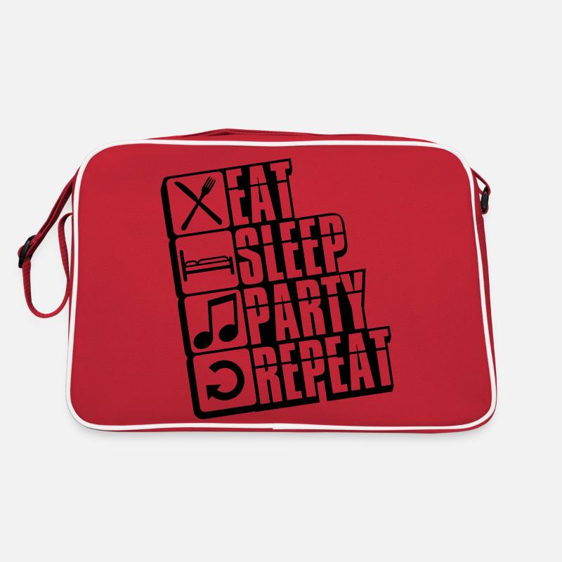 note de musique crew musique répéter les boutons de sommeil Sac Retro
