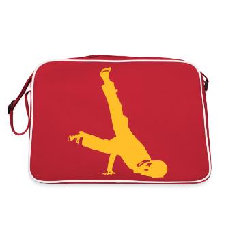 urban dance - Retro Bag - red/white - Back