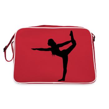 YOGA - Retro Bag - red/white - Back