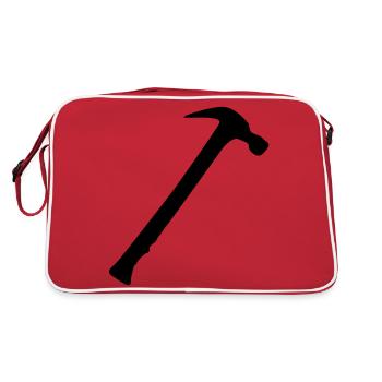 hammer - Retro Bag - red/white - Back