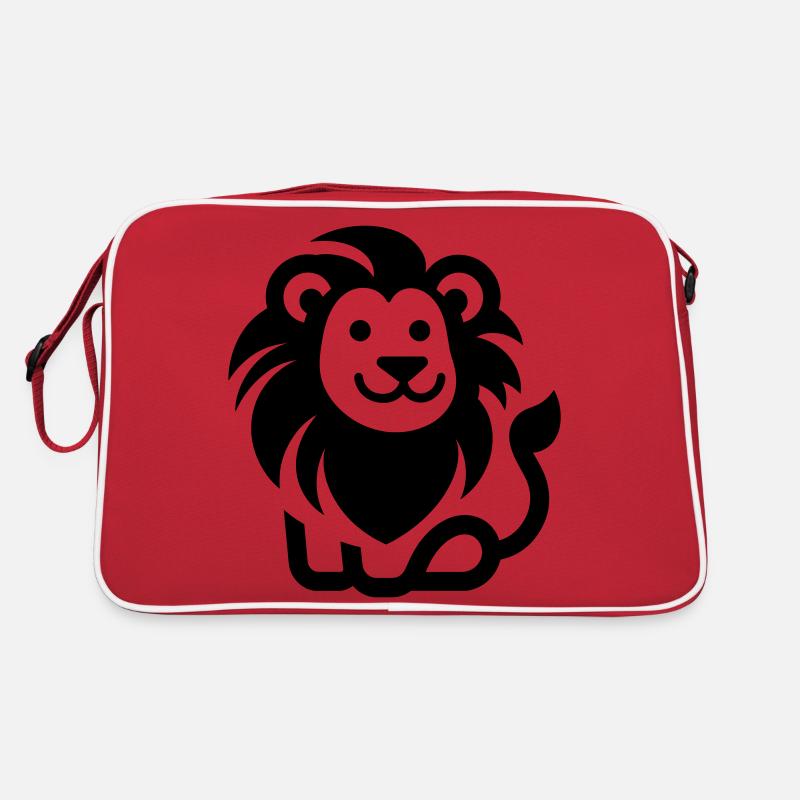 NIEDLICHER LÖWE Retro Tasche