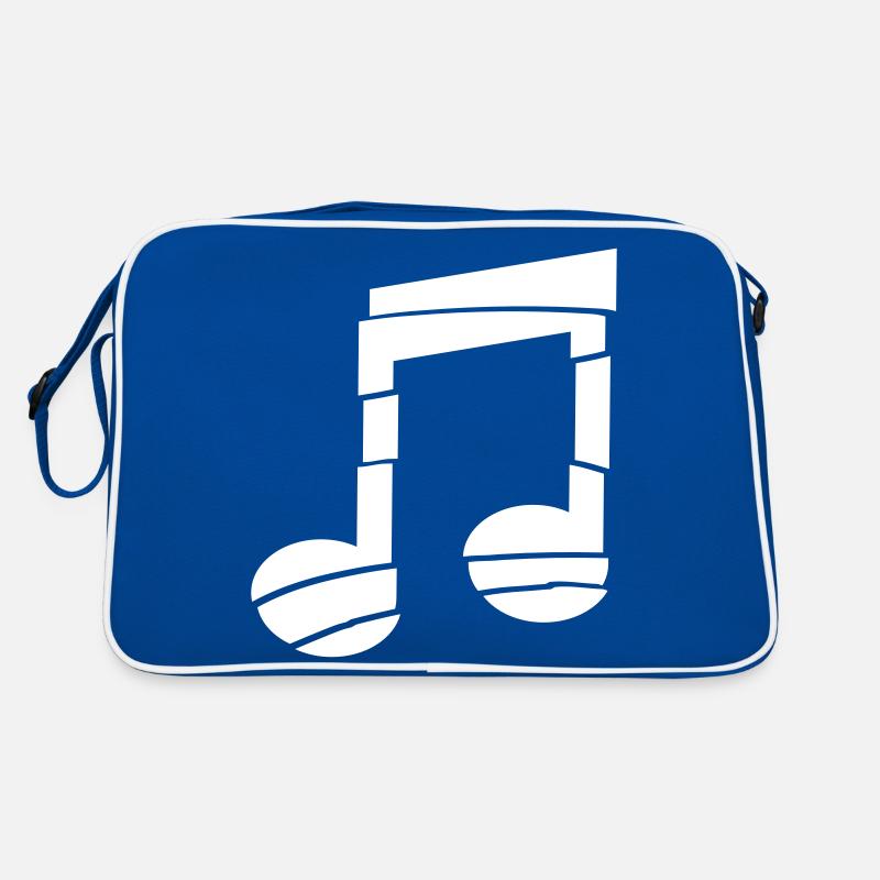 Music Note Grooves Stripe Techno Party Music Note Retro Bag