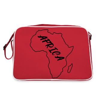Aperçu de l’Afrique - Sac Retro - rouge/blanc - Dos
