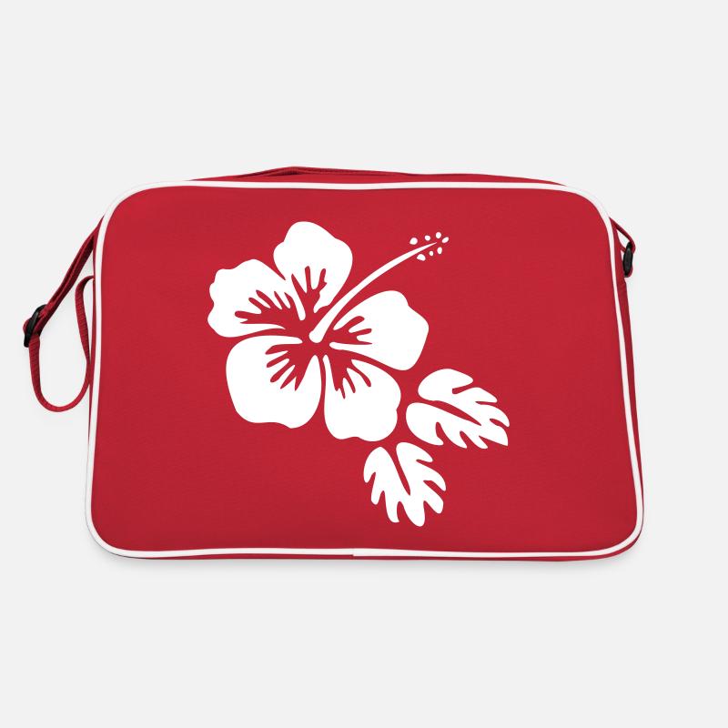Hibiscus fleur fleur Blossom fleur fleur Sac Retro