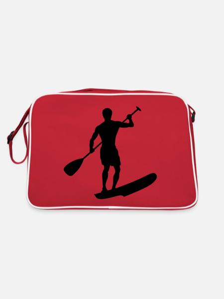 Stand Up Paddling - Retro Bag - red/white - Back