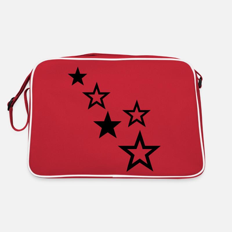 sterne Retro Tasche