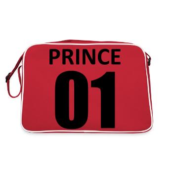 prince 01 - Retro Tasche - Rot/Weiß - Hinten