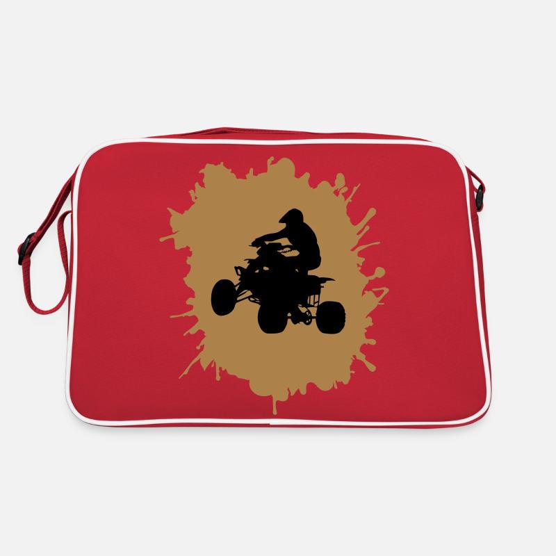 quad driver klecks Retro Tasche