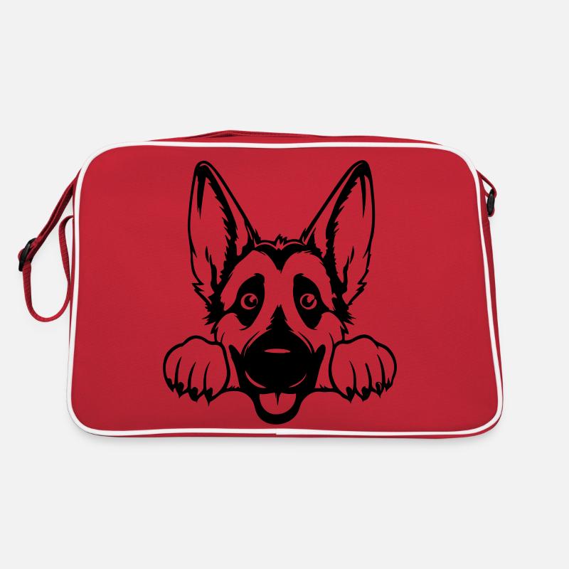 German Shepherd Retro Bag