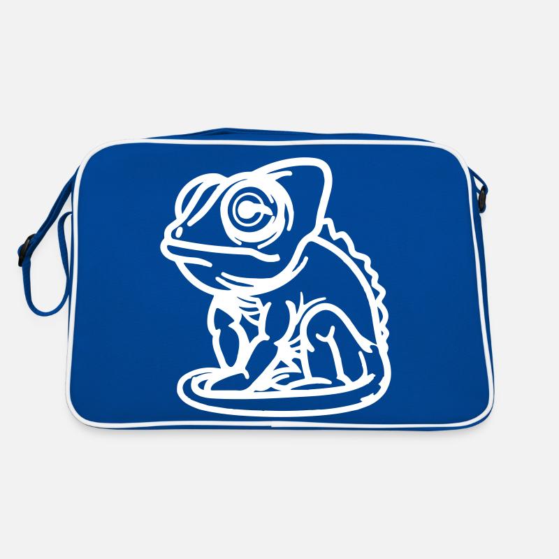 Chamäleon Retro Tasche
