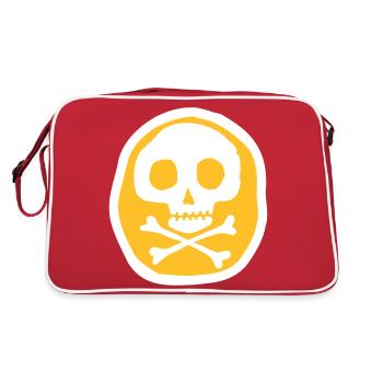 Skull & Bones - Retro Bag - red/white - Back