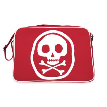 Skull & Bones - Retro Bag - red/white - Back