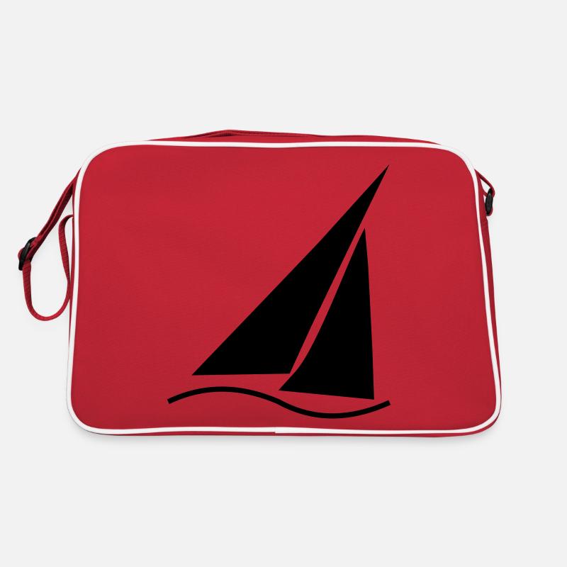 Regatta 1 - Retro Tasche - Rot/Weiß