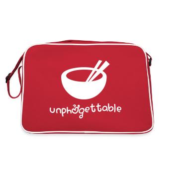 Unphởgettable - Retro Bag - red/white - Back