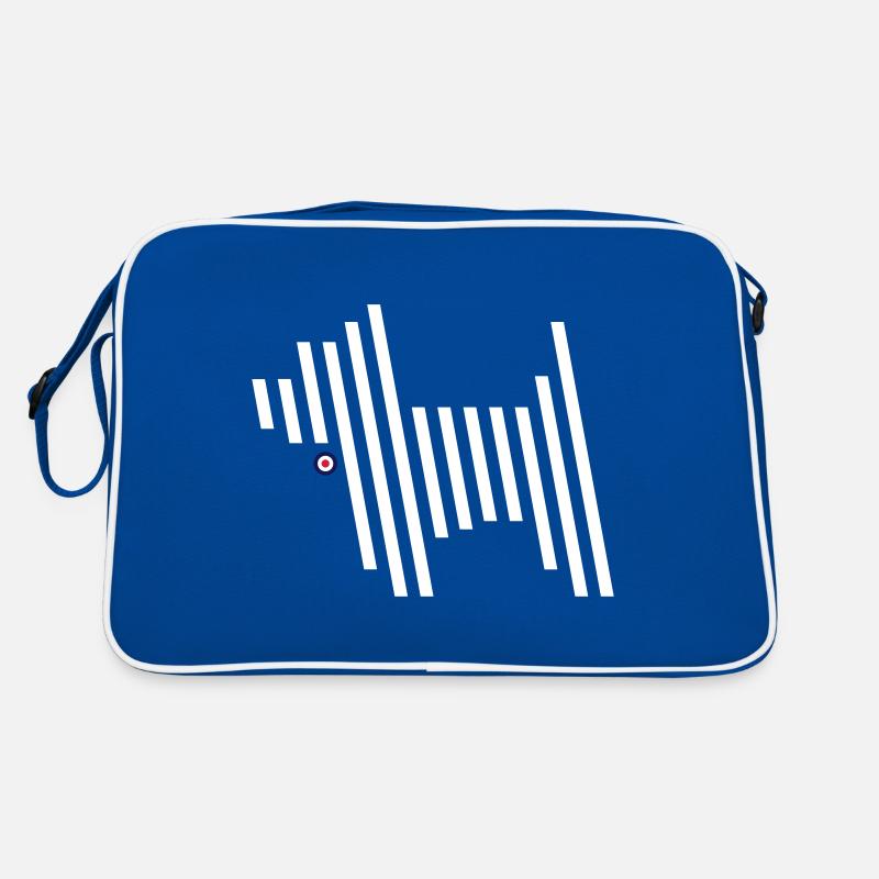 Geschwindigkeitsblock Westie Retro Tasche