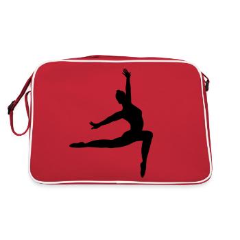 Ballet avec gymnastique - Sac Retro - rouge/blanc - Dos