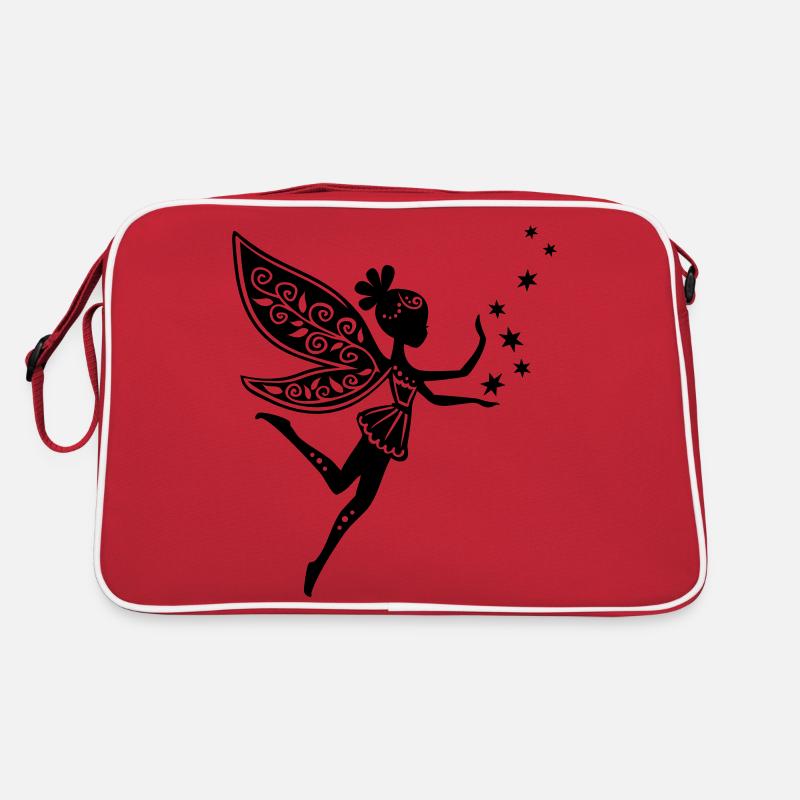 Fée, Pixie, Elfe, étoile, magie, imagination, été Sac Retro