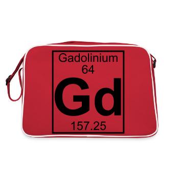 Element 064 - Gd (gadolinium) - Full - Sac Retro - rouge/blanc - Dos