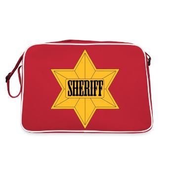 Shérif élégant - Sac Retro - rouge/blanc - Dos