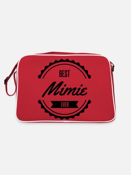 best mimie emilie mireille - Sac Retro - rouge/blanc - Dos