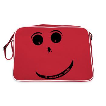 Paraglider Smiley - Sac Retro - rouge/blanc - Dos