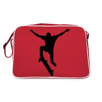 Skateboarder # 2 - Sac Retro - rouge/blanc - Dos