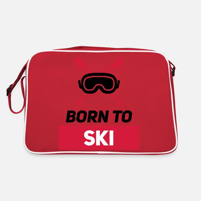 BORN TO SKI Retro Bag