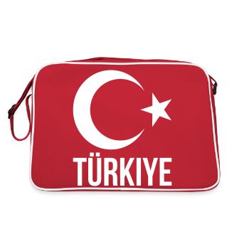 Türkei - Retro Tasche - Rot/Weiß - Hinten