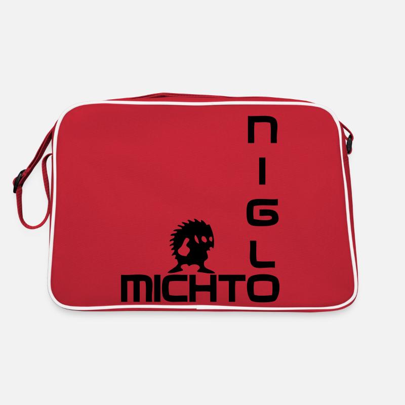 Niglo - Retro Tasche - Rot/Weiß