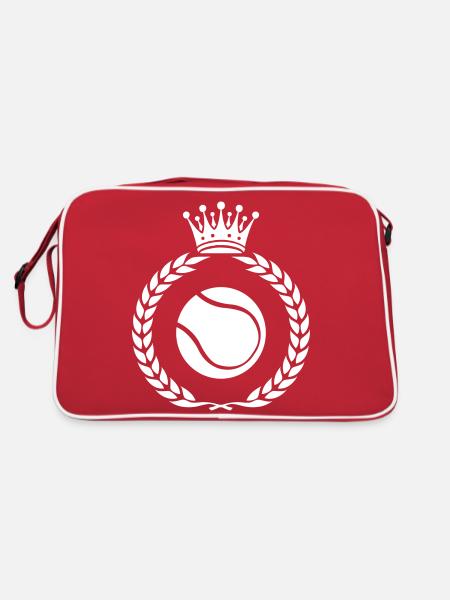 tennis kranz - Retro Tasche - Rot/Weiß