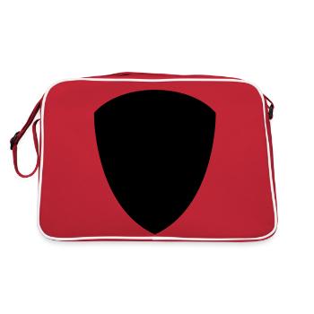 Shield de - Retro Tasche - Rot/Weiß - Hinten
