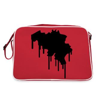 Belgium Graffiti - Sac Retro - rouge/blanc - Dos