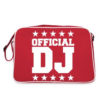 Logo officiel de DJ Star Mixer Dance Party Music - Sac Retro - rouge/blanc - Dos