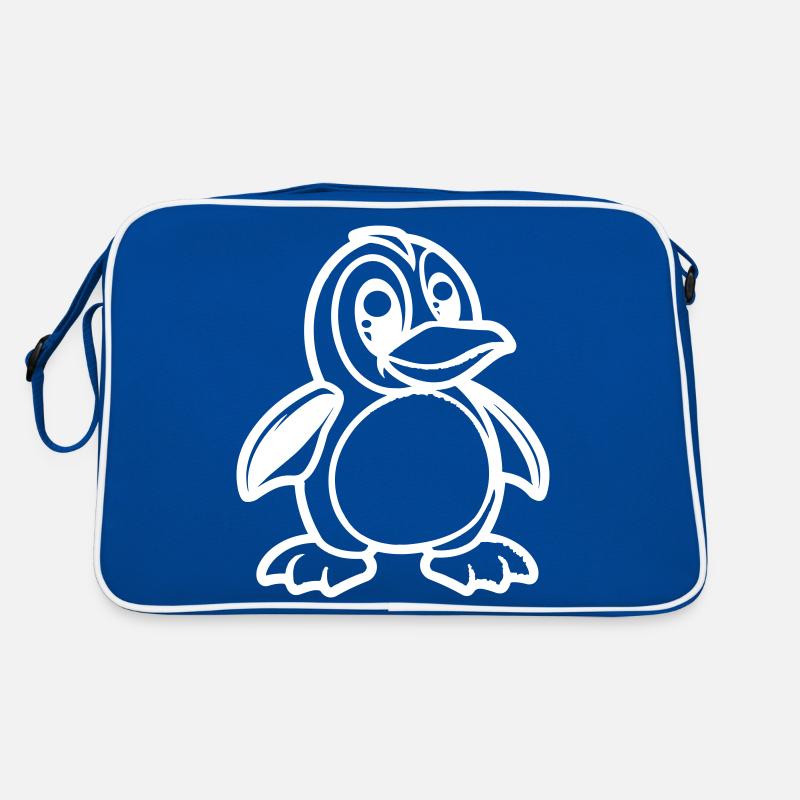 pinguin comic Retro Tasche