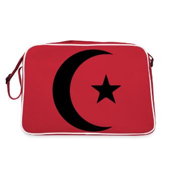 star_and_crescent - Sac Retro - rouge/blanc - Dos
