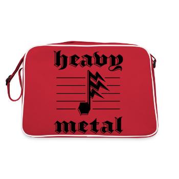 Heavy Metal Blitznote - Retro Bag - red/white - Back