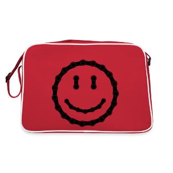 Would have had bicycle chain 15 - Retro Bag - red/white - Back