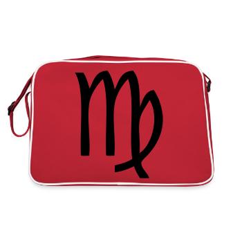 vierge - Sac Retro - rouge/blanc - Dos