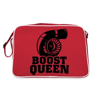 Boost Queen - Retro Tasche - Rot/Weiß - Hinten